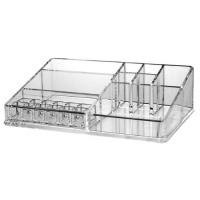 Acrylic Cosmetic Organizer With 9 Compartment