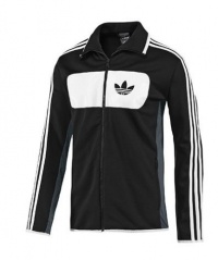 Adidas Men's Street Driver X TT Originals Trefoil Track Top Jacket - Black