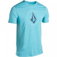 Volcom Men's Circle Stone Surf Tee - Aqua M