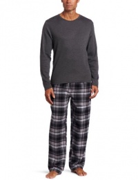 Dockers Men's Gift Set Waffle Crew With Flannel Pant