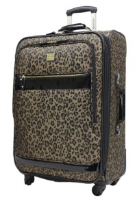 Ricardo Beverly Hills Luggage Savannah 24 Inch Two Compartment Upright Bag, Golden Leopard, Large