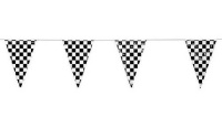 100 Ft Checkered Flag Banner Pennant Car Racing Party