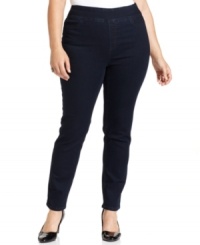 Snag the look of jeans and the comfort of leggings with Style&co.'s plus size jeggings-- they're must-haves! (Clearance)