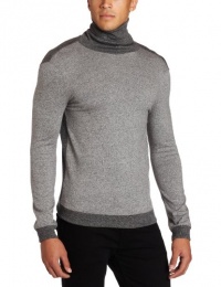 Calvin Klein Sportswear Men's Turtleneck Silicon Finished Jersey Knit