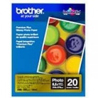 Brother Glossy Inkjet Paper, 8.5 x 11 Inches, 20 Sheets (BP71GLTR ) - Retail Packaging