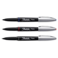 Sharpie Grip Stick Fine Point Pen, 3 Colored Ink Pens (1758054)