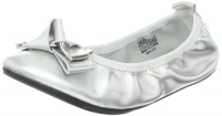 Cole Haan Kids Pretty Ballerina Flat (Little Kid/Big Kid),Silver,1 M US Little Kid