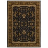 First Lady Somerset House Old Republic Black Rug Rug Size: Runner 2'6 x 7'9