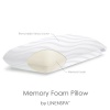 LinenSpa® Memory Foam Molded Pillow with Luxurious Cotton Velour Washable Cover