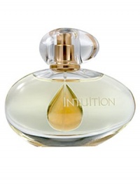 The Intuition experience is like no other. Luminous and sensual, it begins with a sensation of citrus nectars, including orange, mandarin, bergamot and grapefruit, warms to velvety floral notes of rose, gardenia petals and Chinese rhodedendron. Reveals a rich golden heart of amber. 3.4 oz. Made in USA. 