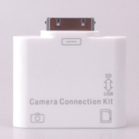 2 in 1 Camera Connection Kit for Apple iPad - USB Adapter & SD Card Reader