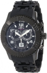 Invicta Men's 6713 Sea Spider Collection Chronograph Black Ion-Plated Watch