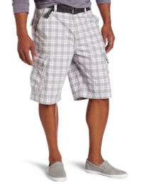 Calvin Klein Jeans Men's Transparant Plaid Cargo Short