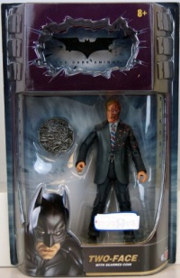 Batman Dark Knight Movie Master Exclusive Deluxe Action Figure TwoFace with Double Sided Coin