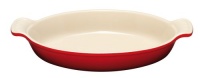 Le Creuset Heritage Stoneware 24-Ounce Oval Au Gratin Dish, Cherry