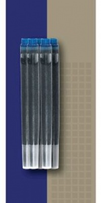 Fountain Pen Refill Cartridges, permanent Blue Ink, 5/Pack PAR30160