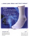 3 Pairs Diabetic Socks For Foot Pain And Neuropathy - Medium - Crew (Size 10-13)