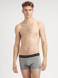 Exceptionally soft, slim-fitting boxer brief, set in lightweight, stretch cotton with signature logo detail.Elastic logo waistband95% cotton/5% elastaneMachine washImported