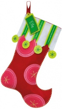 Dimensions Needlecrafts Felt Applique, Polka Dot Stocking