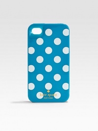 Flirty polka dots cover this protective iPhone® case for a notice-me look. Silicone2½W X 4½H X ¾DImportedPlease note: iPhone® not included. 