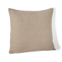 This versatile Calvin Klein pillow in a warmly neutral hue boasts a detailed texture for chic contemporary living.