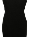 Calvin Klein Women's Basic Sleeveless Sheath Dress 14 Black [Apparel]