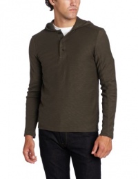 Calvin Klein Sportswear Men's Utilitarian Long Sleeve 3 Button Hoodie