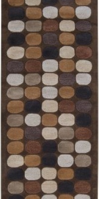 Area Rug 2x8 Runner Contemporary Brown Color - Surya Naya Rug from RugPal