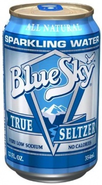 Blue Sky Natural True Seltzer,  12-Ounce Cans (Pack of 24)