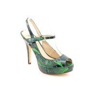 INC International Concepts Mariela Platforms Shoes Green Womens New/Display