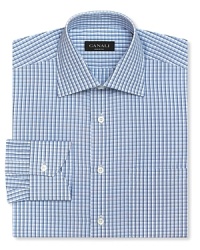 Canali Check Dress Shirt - Contemporary Fit