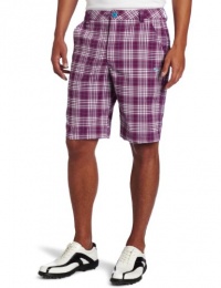 Puma Golf Men's Plaid Tech Bermuda