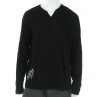 Guess V-Neck Long Sleeve Shirt Jet Black M