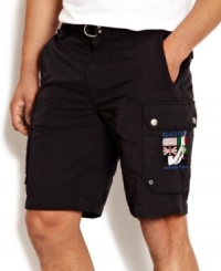 These sea-worthy cargo shorts from Nautica are ready to keep you current with summer style.