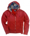 Polo Ralph Lauren Big & Tall Lightweight Fleece Hoodie (3XB, Phoenix Red)