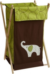 Carter's Green Elephant Hamper, Green/Choc, 17  X 16 X 27