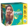 Pampers Baby Dry Diapers Economy Plus Pack Size 3, 222 Count