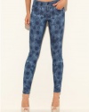 GUESS Brittney Ankle Skinny Floral Jeans