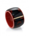 Marc by Marc Jacobs Motif Sealed With A Kiss Wide Bangle Red Multi