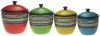 Certified International Santa Fe Canister Set, 4-Piece