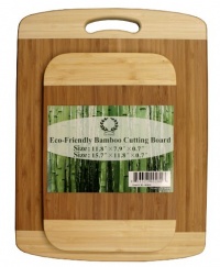 Da Vinci Natural Bamboo 2-Piece Cutting Board Set - 0.7 Thick