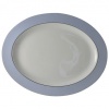 Bernardaud Dune Blue Oval Platter 15 In