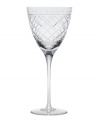 An intricate bias check pattern on crystal adds sparkling sophistication to an elegant evening. (Clearance)