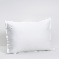 Luxurious 800 thread count Egyptian cotton sham with double hemstitch detail. Complements all Hudson Park Sheeting.