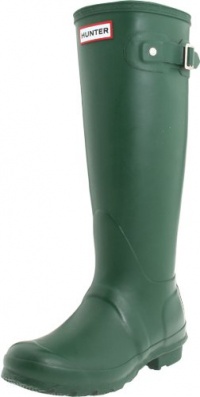 Hunter Original Tall Welly Boot,Green/Green,Women's 9 M/Men's 8 M