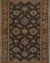 Surya CAE-1036 Caesar Chocolate 8-Feet by 10-Feet Oval Area Rug