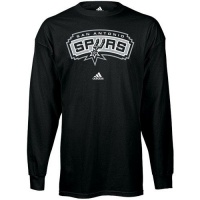 San Antonio Spurs adidas Primary Logo Long Sleeve T-Shirt