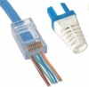 Platinum Tools 100011C EZ-RJ45 Cat 6+ Combo, Includes 30 Connectors and 30 Strain Reliefs