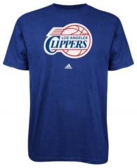 Sport your favorite team's winning spirit in this LA Clippers' tee by adidas.