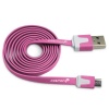 Fosmon Vivid Series Flat Tangle Free Micro USB Cable for Samsung Galaxy S4 S IV S3 S III Galaxy S2 S II Skyrocket Galaxy Note 2 II Epic 4G Touch Vibrant Galaxy S 4G HTC EVO 4G LTE Rezound One X V S Motorola Droid RAZR M Droid Bionic Droid RAZR Atrix 4G At